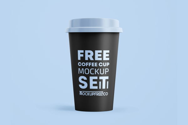 0121 2款可商用一次性咖啡纸杯饮料样机Coffee Cup Mockup Set