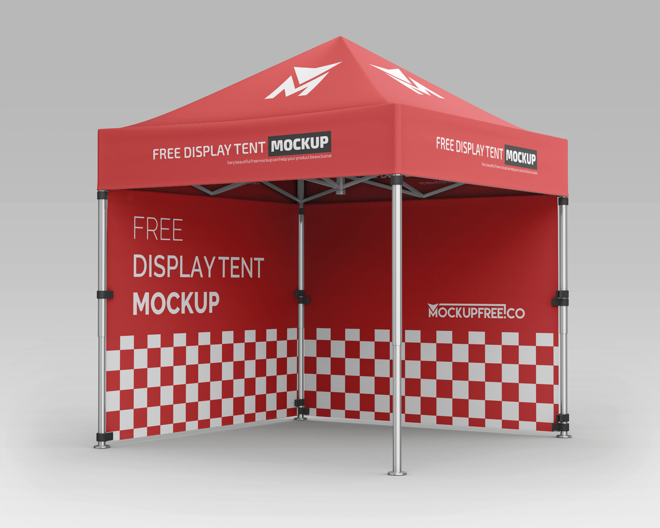 0124 3款可商用户外广告帐篷样机Display Tent Mockup V