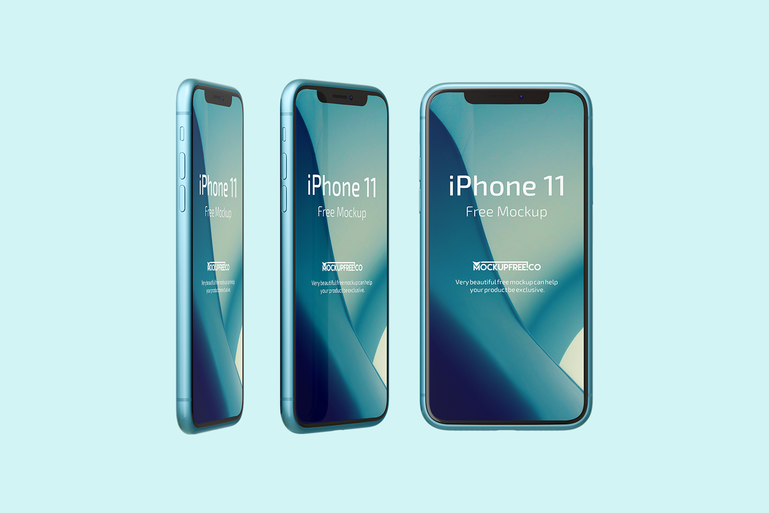 0127 3款可商用手机屏幕展示UI样机iPhone 11 Mockup V