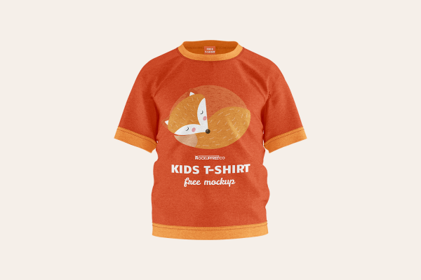 0128 3款可商用儿童T恤服装样机Kids Tshirt MockUp Set