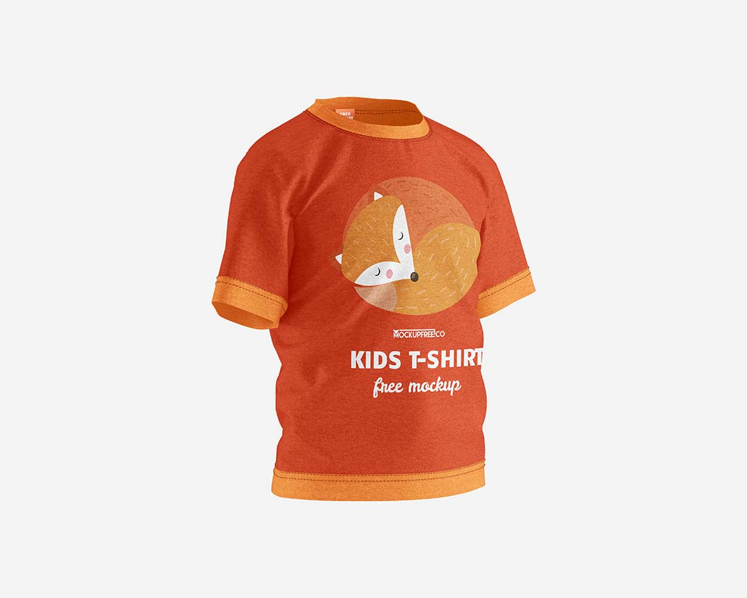 0128 3款可商用儿童T恤服装样机Kids Tshirt MockUp Set