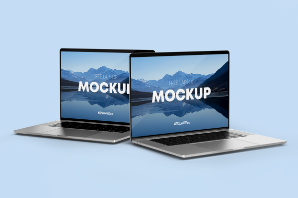 0130 3款可商用笔记本电脑屏幕展示UI样机Laptop Mockup Set