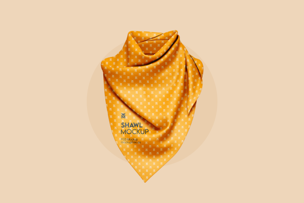 0139 2款可商用围巾围脖丝巾样机 Shawl Mockup