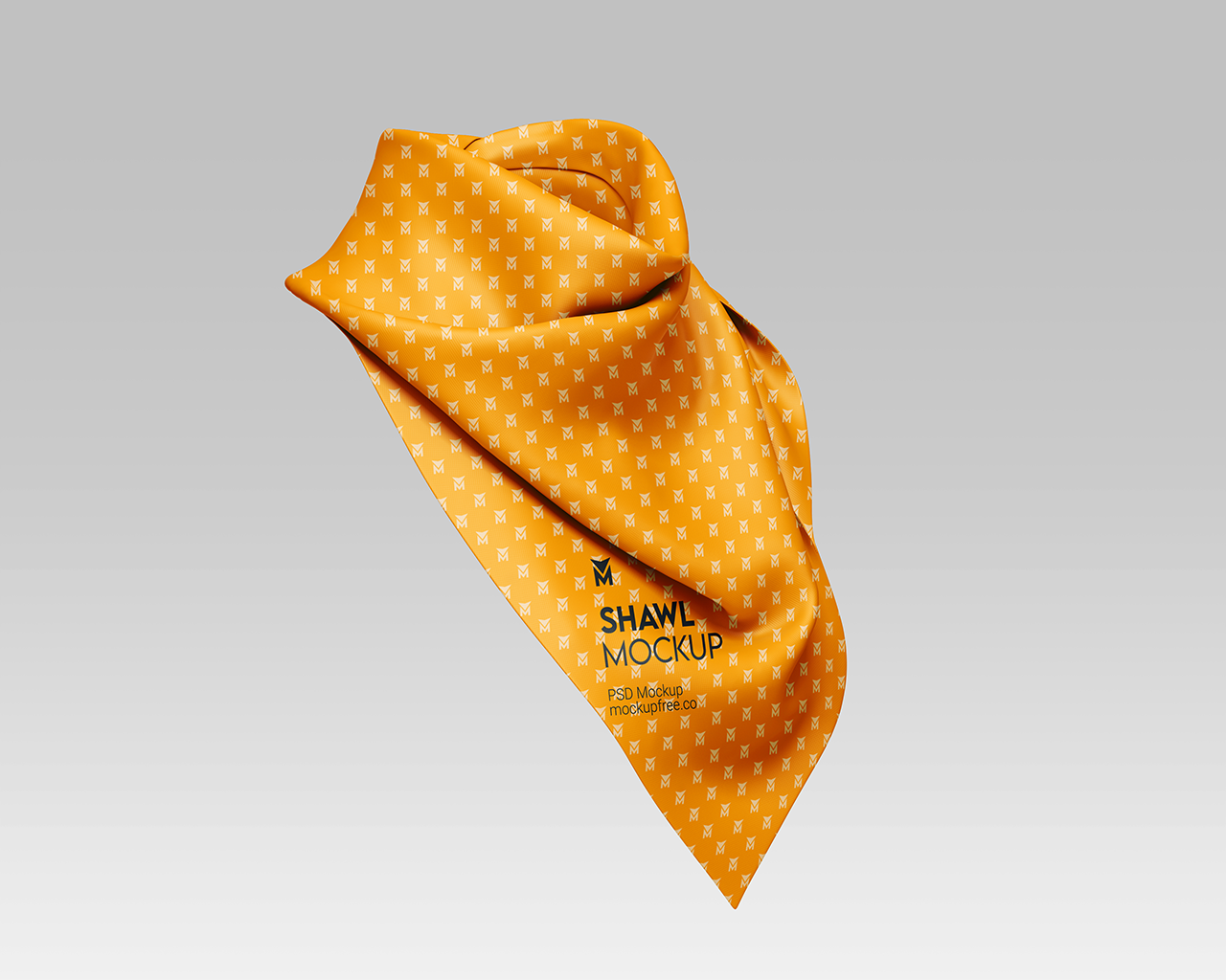 0139 2款可商用围巾围脖丝巾样机 Shawl Mockup