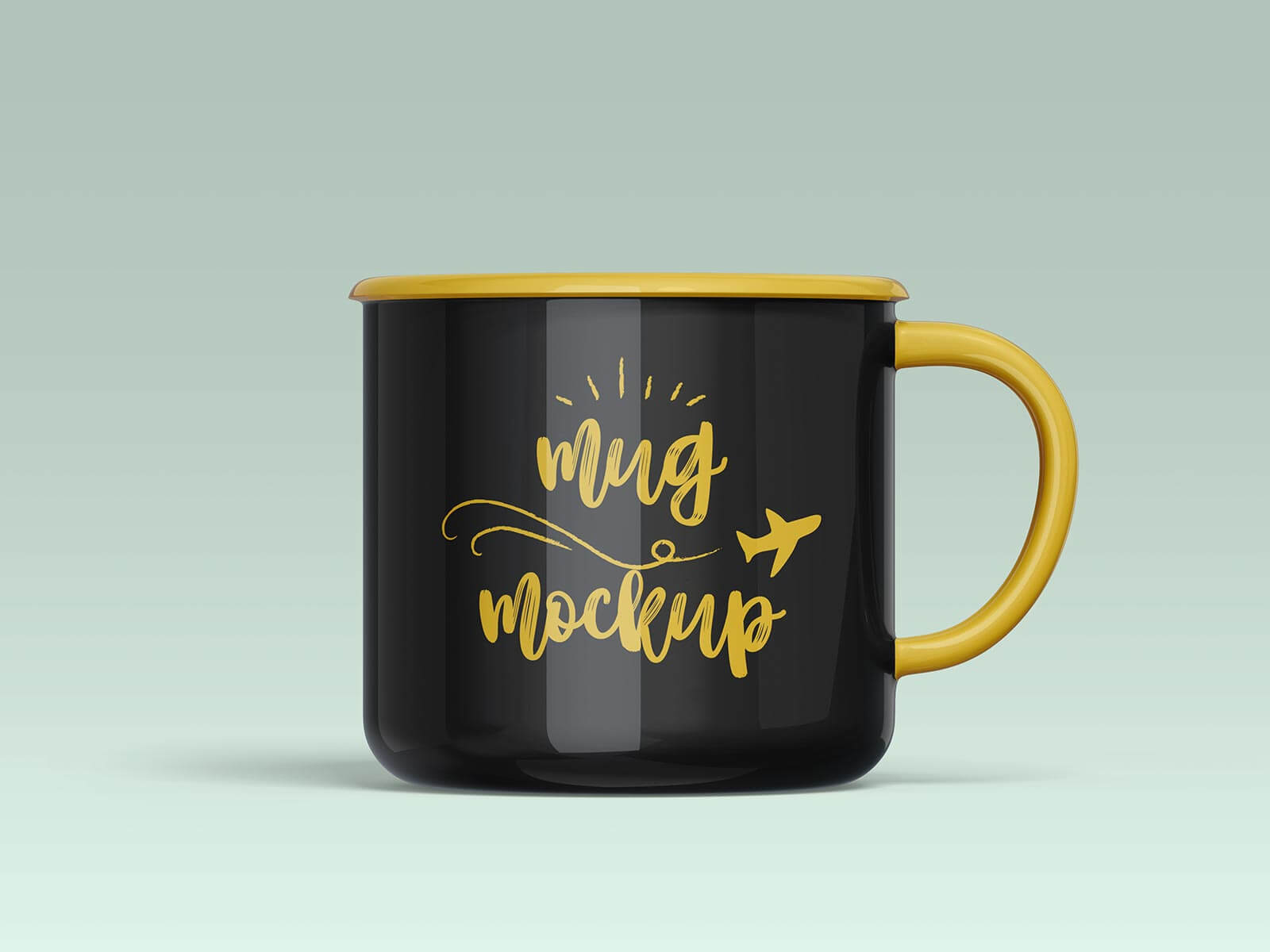 0159 3款可商用铁杯马克杯陶瓷杯小水杯样机mockup co psd mug mockup template