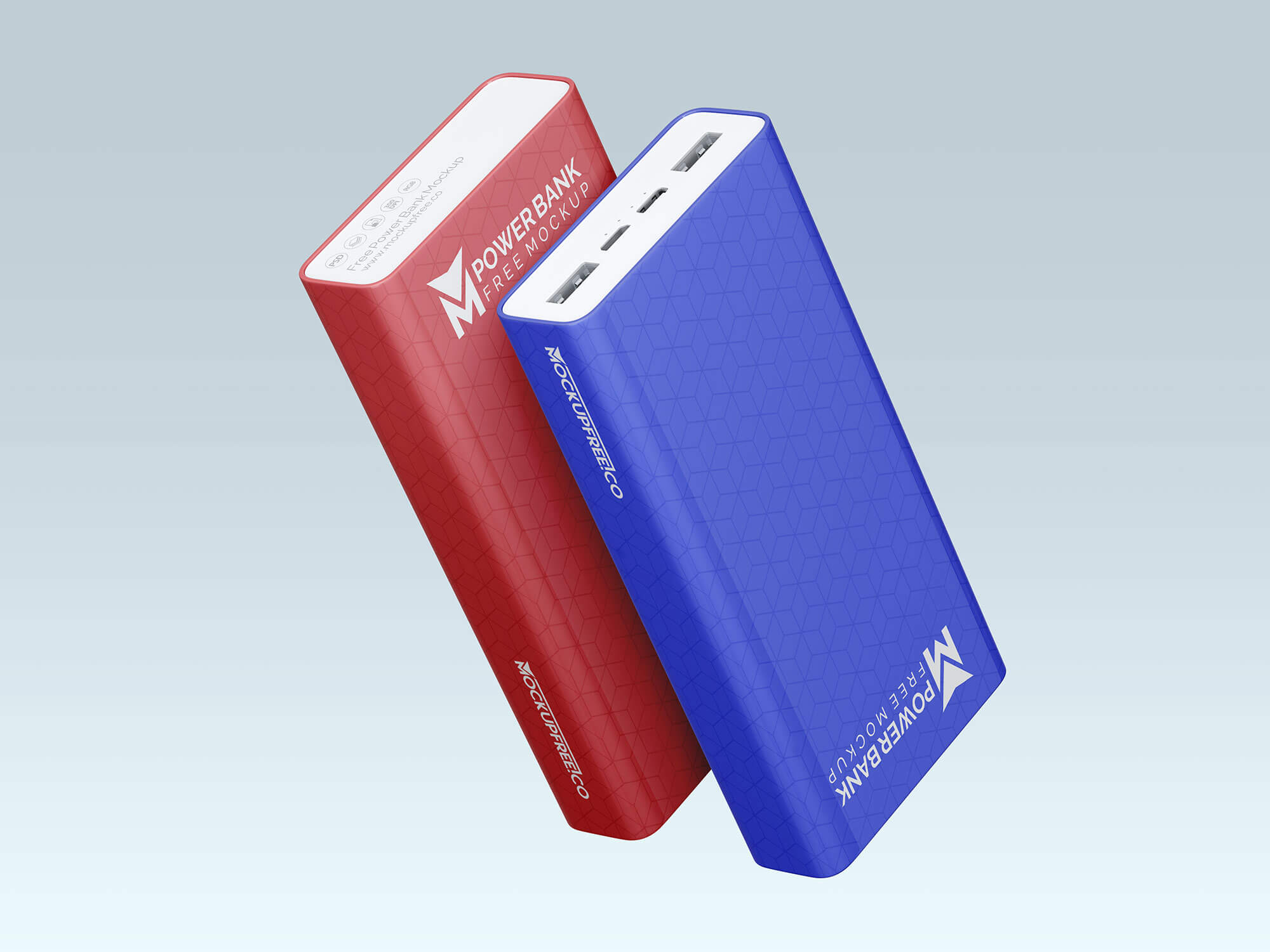 0162 3款可商用充电宝样机mockup co power bank mockup