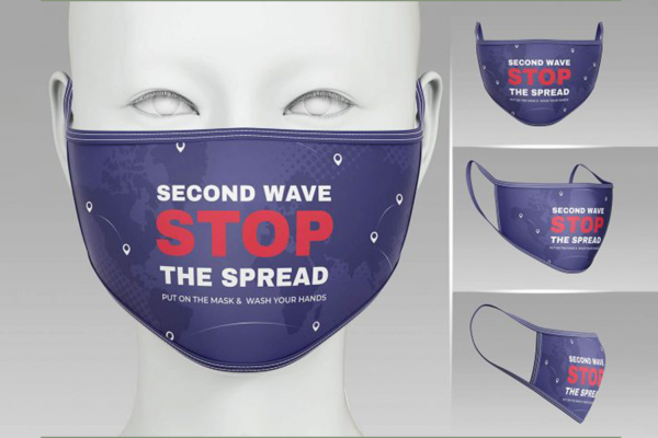 0165 4款可商用口罩样机mockup co  coronavirus mask mockup psd