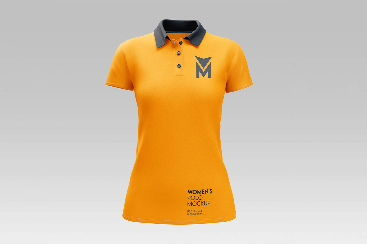 0171 3款可商用女士文化衫样机mockup co womens polo mockup