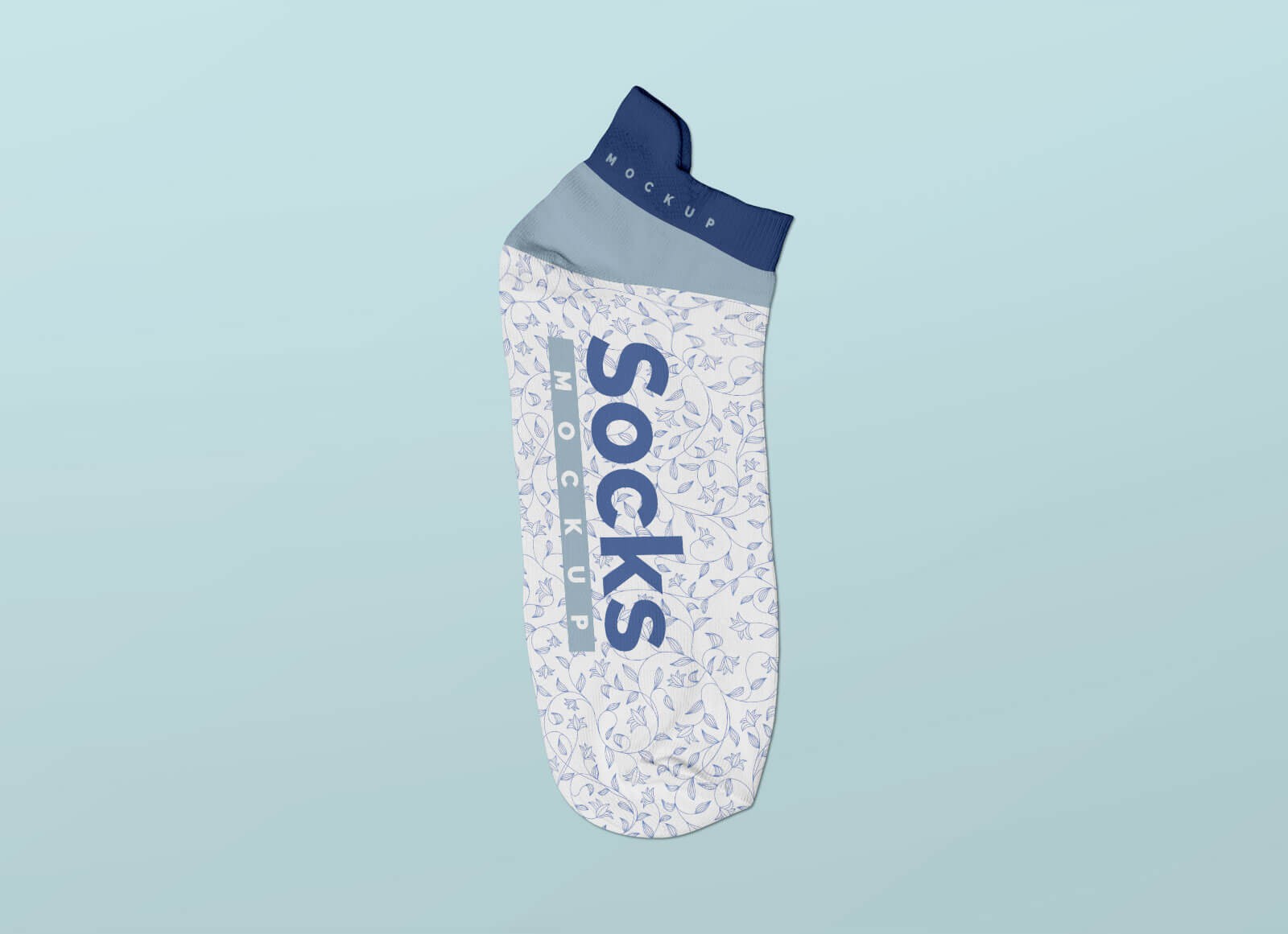 0181 2款可商用运动船袜短袜子样机socks mockup