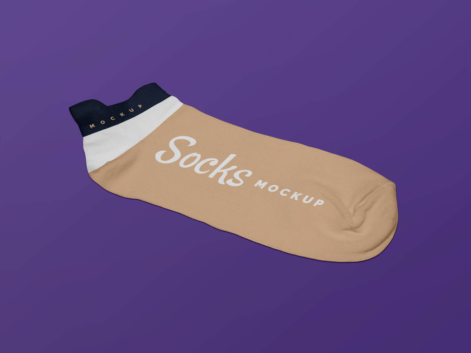 0181 2款可商用运动船袜短袜子样机socks mockup
