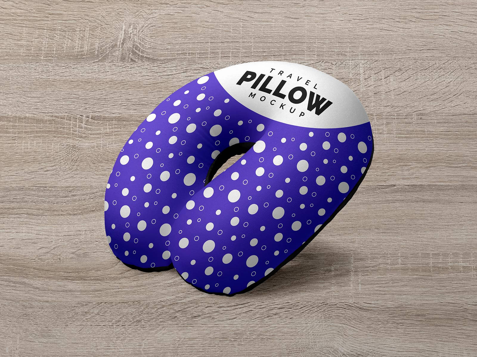 0183 2款可商用靠颈护垫样机travel pillow  mockup