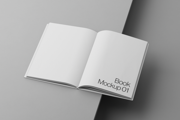 0195 可商用画册展示样机Book 01 Standard Mockup