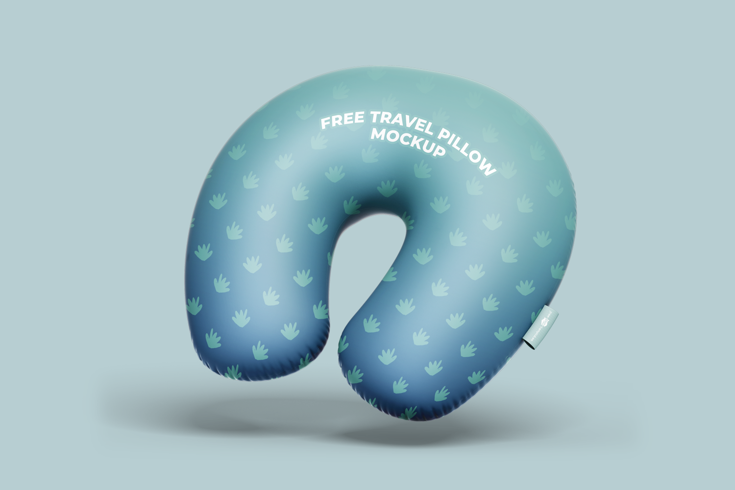 0193 2款可商用靠颈护颈靠枕PSD样机 Travel Pillow Mockup V