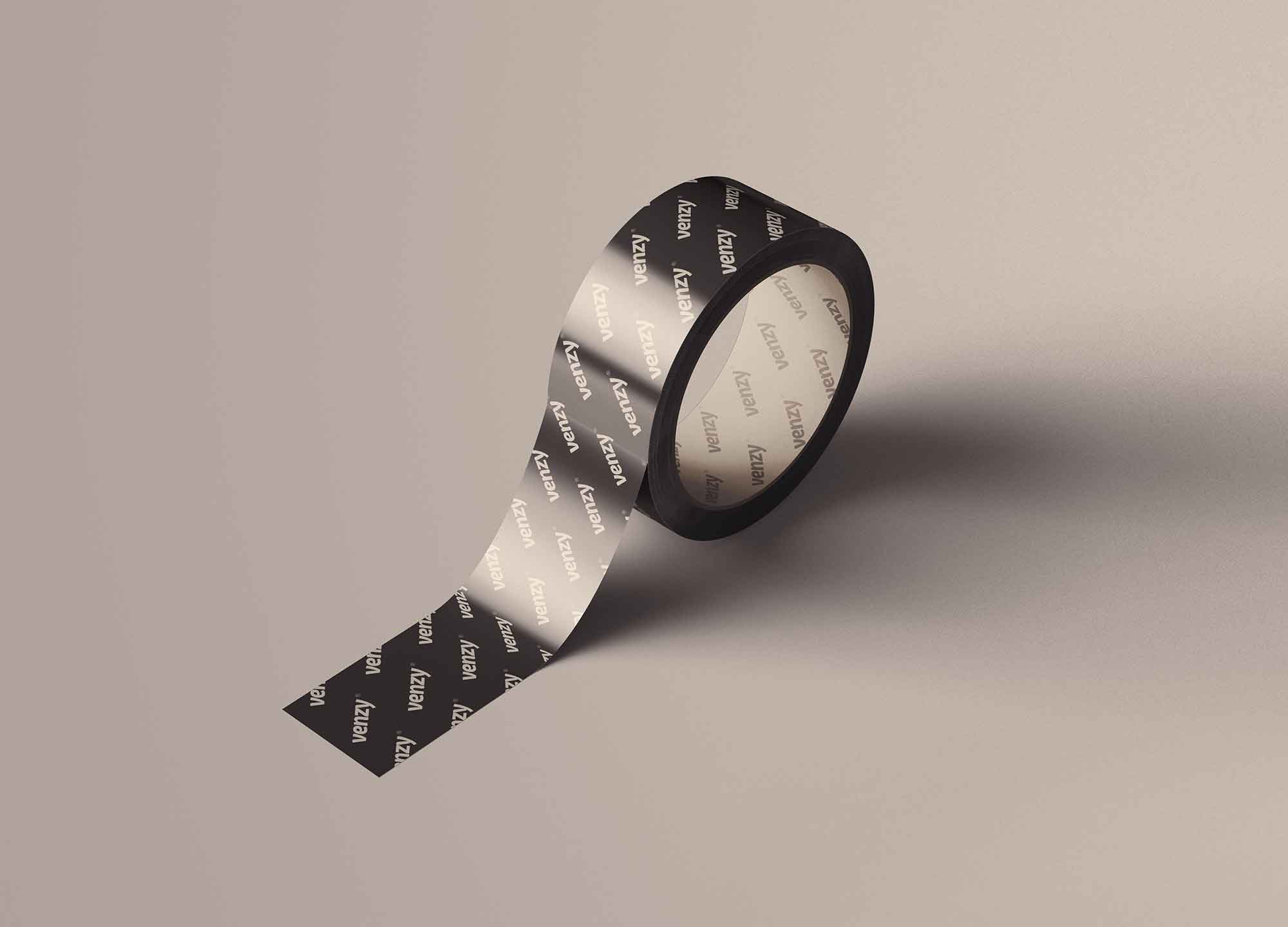 0201 可商用办公胶带胶圈样机Realistic Duct Tape Mockup