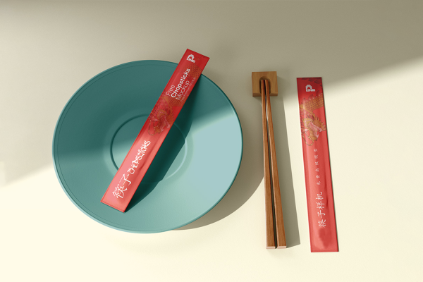 0206 可商用餐饮筷子盘子样机 chopsticks mockup