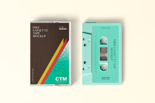 0215 可商用复古磁带样机 cassette tape mockup