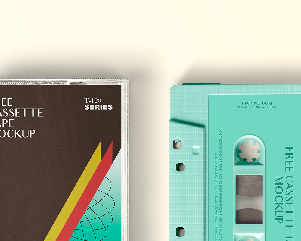 0215 可商用复古磁带样机 cassette tape mockup