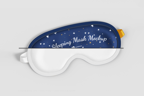 0220 可商用高级眼罩PS样机 Sleeping Mask Mockup