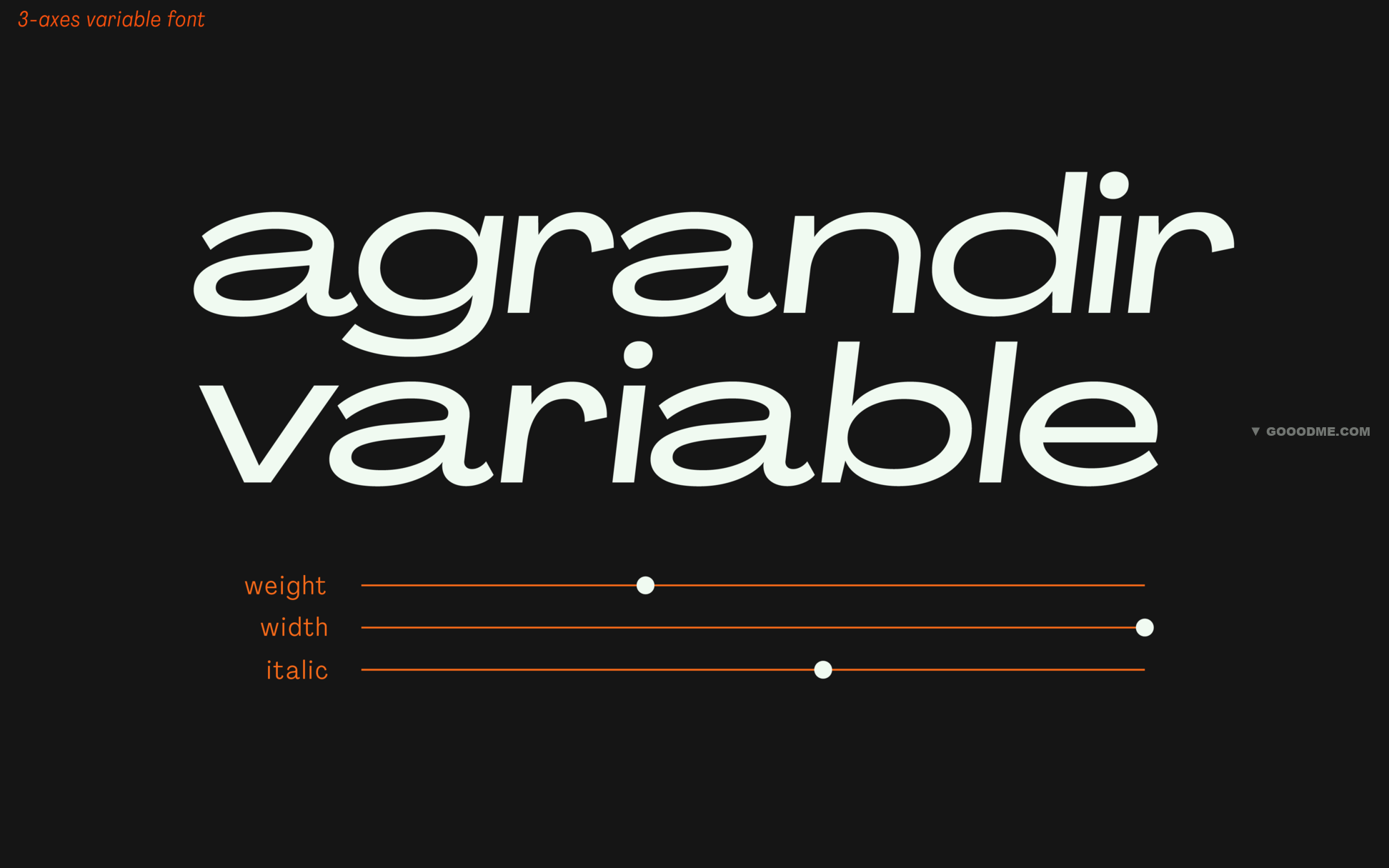 中性现代主义 复古幽默无衬线英文字体家族 Agrandir – 74 Styles -第1534期-