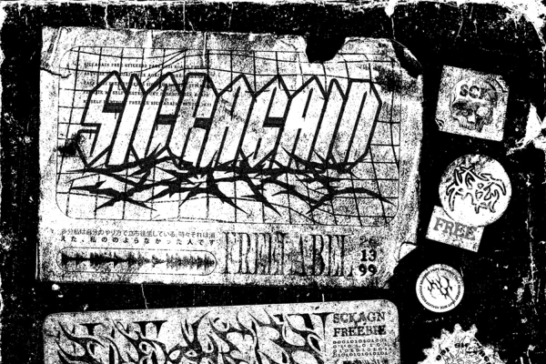 668 做旧粗糙嘻哈摇滚电音专辑封面视觉设计贴纸纸张纹理肌理背景图片素材 Sick Again – New Sticker Pack