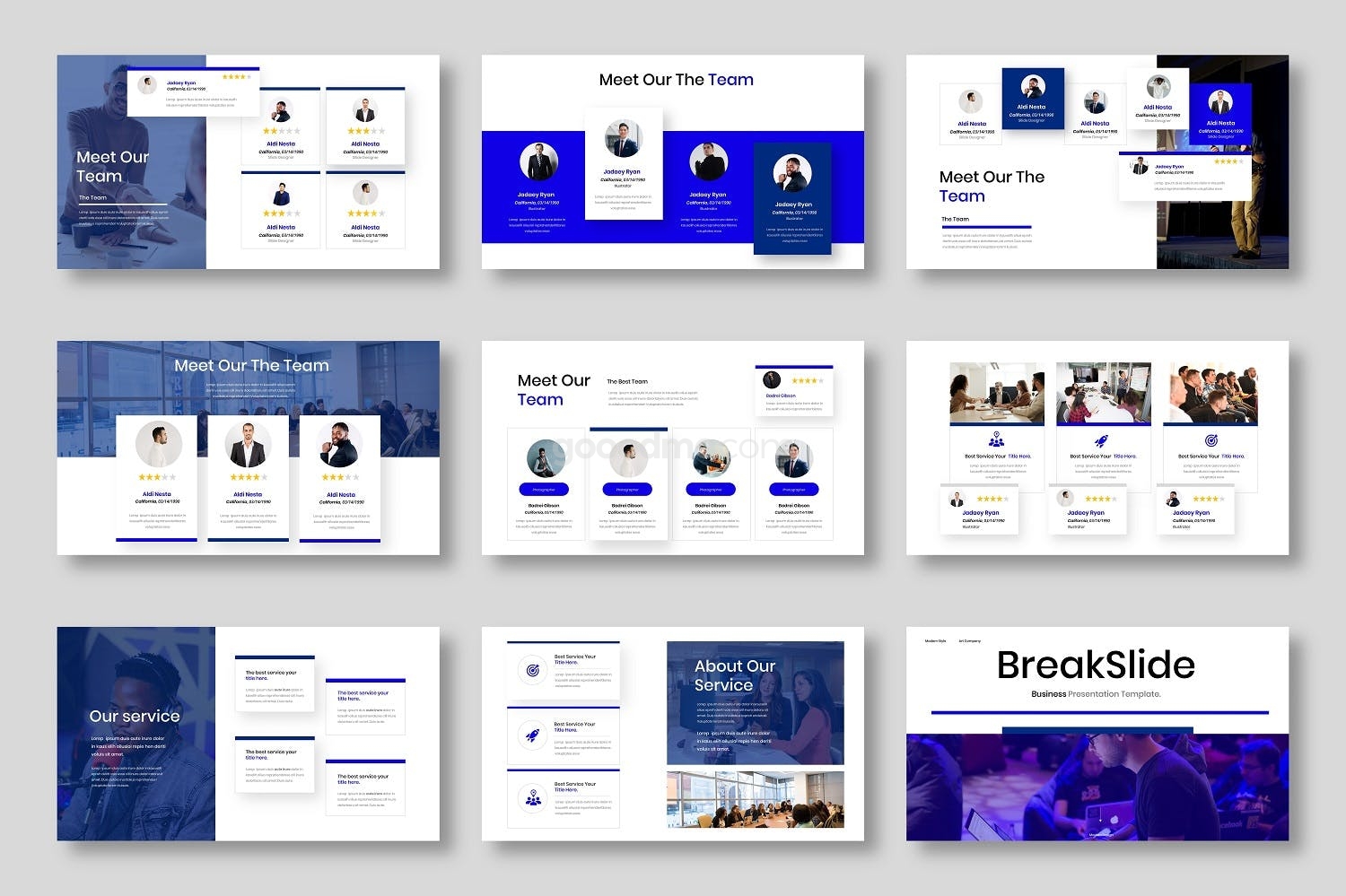 687 简洁商务风的PPT模版幻灯片模板Lecius – Business PowerPoint Template