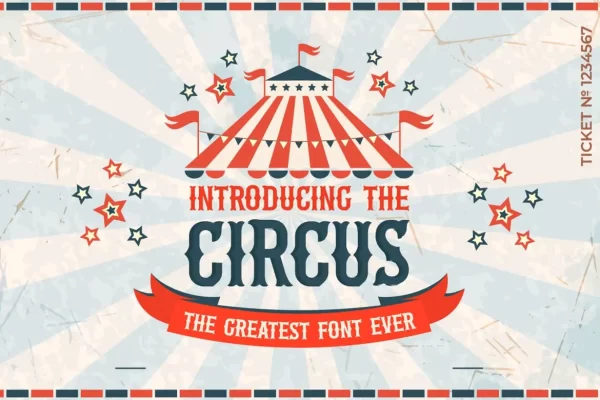 马戏团字体 The Circus Font