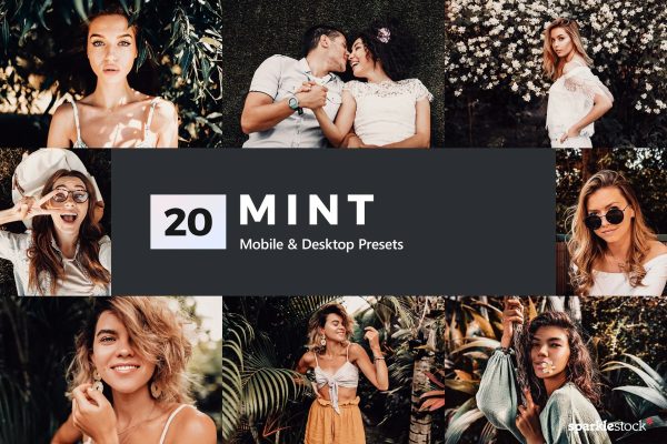 20款薄荷绿色调照片风格LR预设 20-mint-lightroom-presets-and-luts