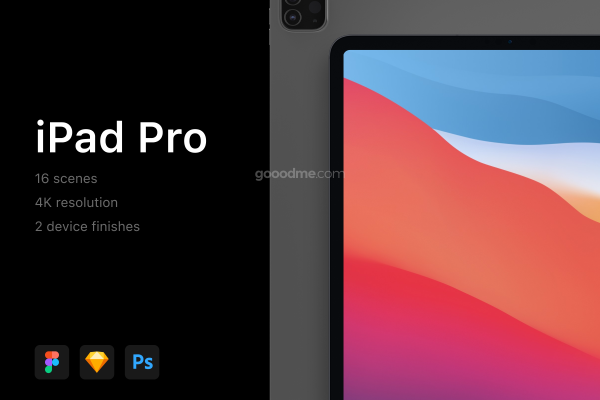 4k高分辨率iPad Pro屏幕展示UI样机素材iPad Pro Mockups Scenes