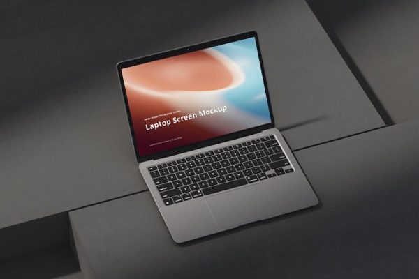 高品质MacBook Air笔记本电脑UI界面设计web屏幕展示样机PSD素材包