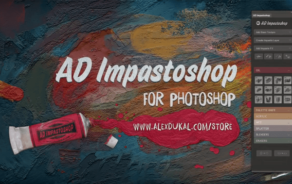 AD Impastoshop中文汉化版-PS厚涂绘画笔刷扩展插件(含教程)