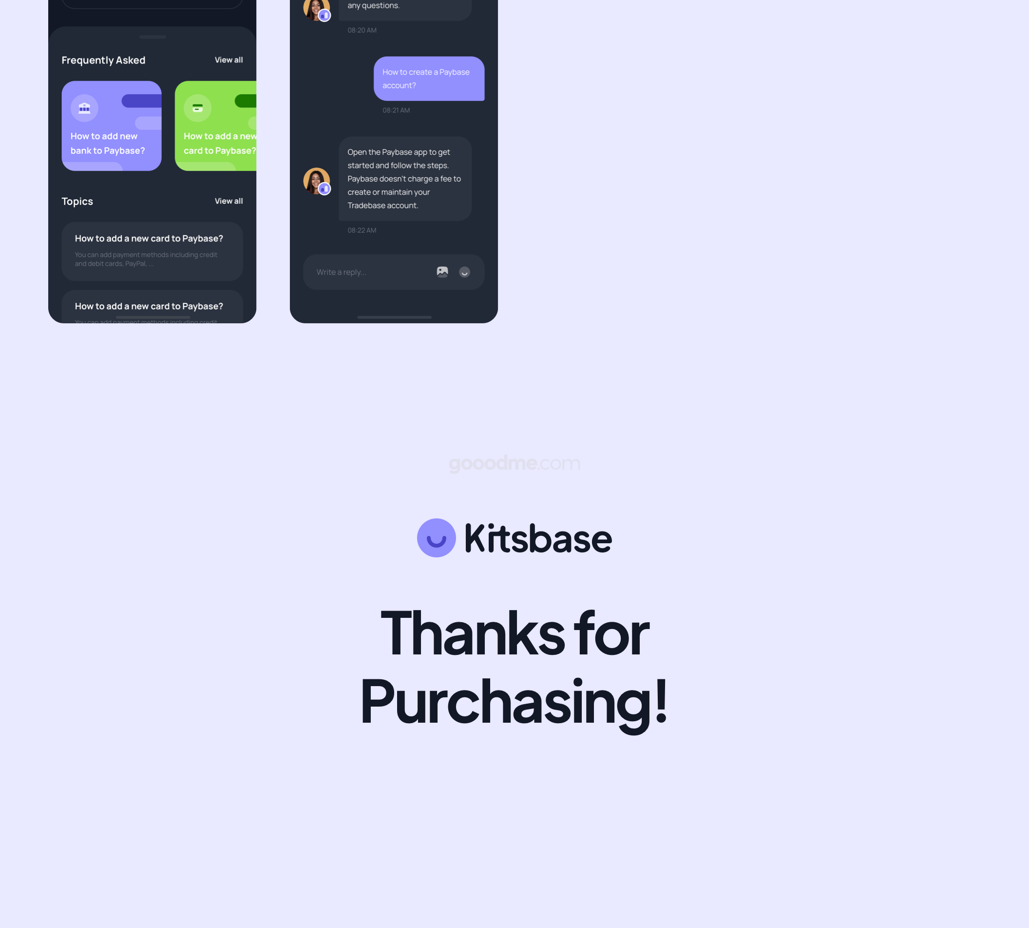 完美的金融 UI 套件财务行业APP界面设计UI模板Paybase – Finance App UI Kits