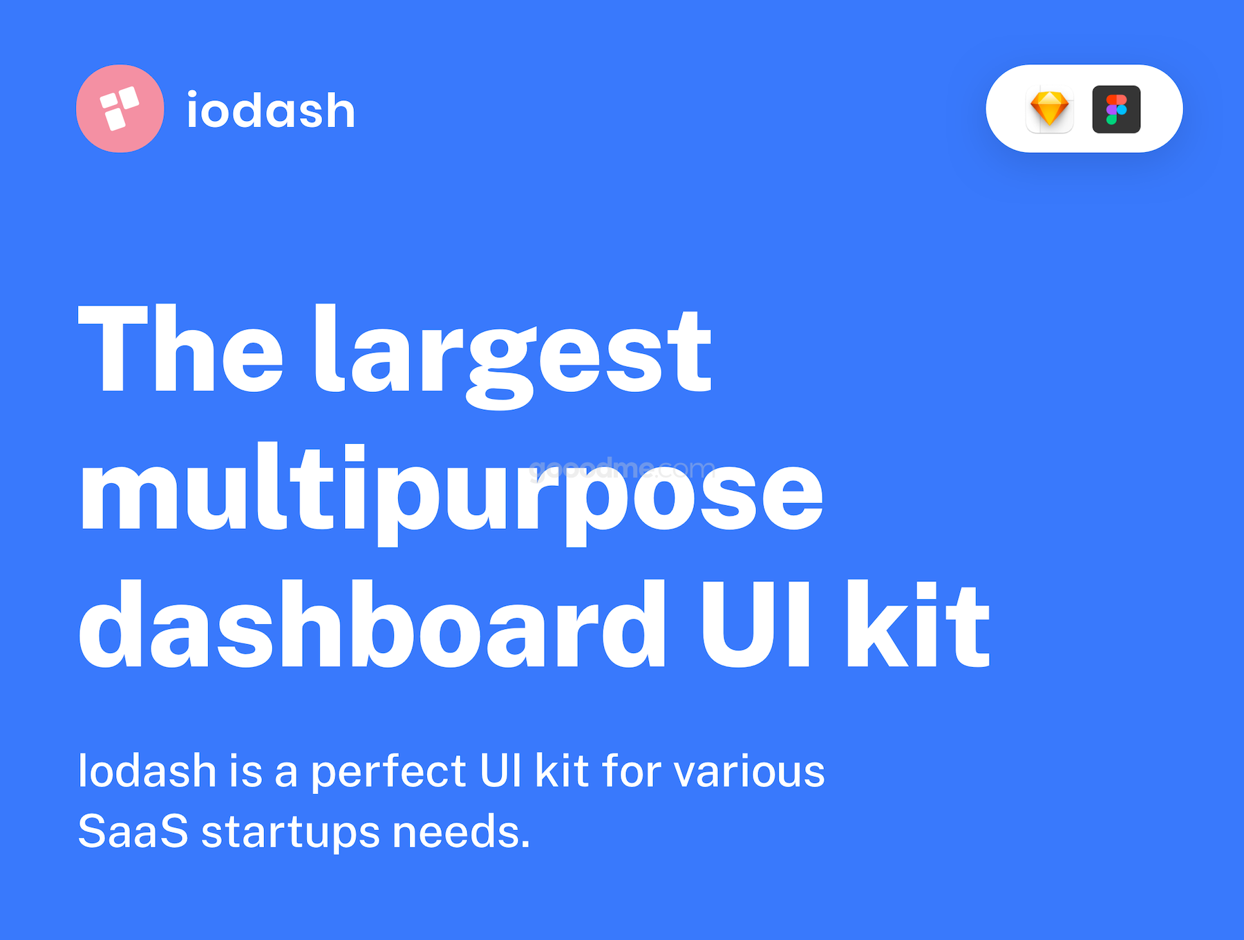 多用途数据仪表板网页、APP界面设计 UI 模板套件IODash Multipurpose Dashboard UI Kit