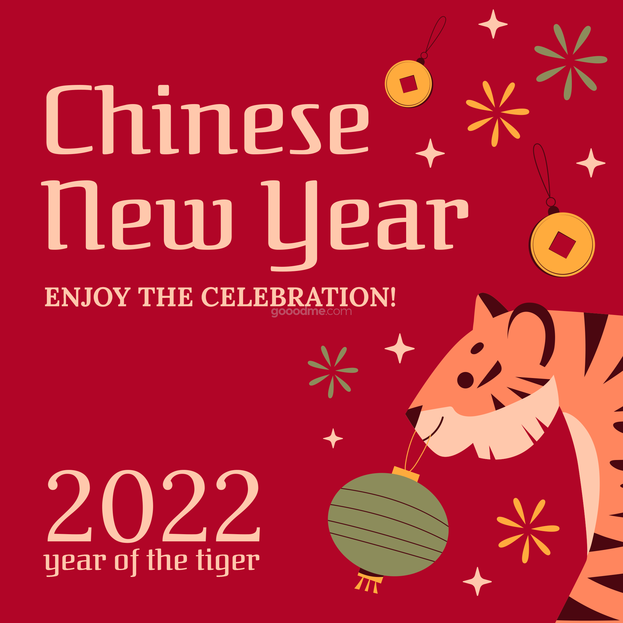 741 可商用卡通2022新年虎年贴纸插画排版设计矢量素材