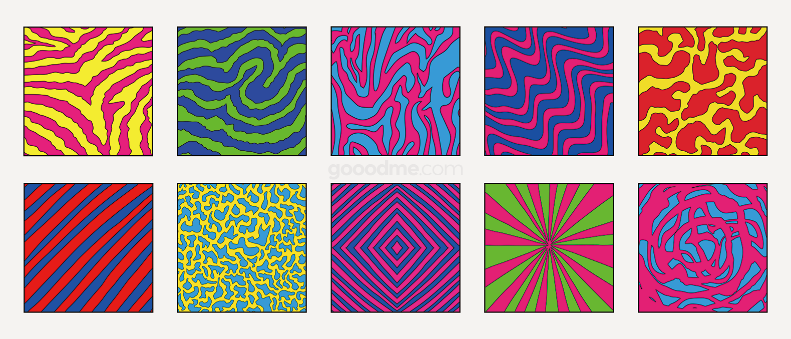 743 32款卡通趣味新年插画矢量素材贴纸