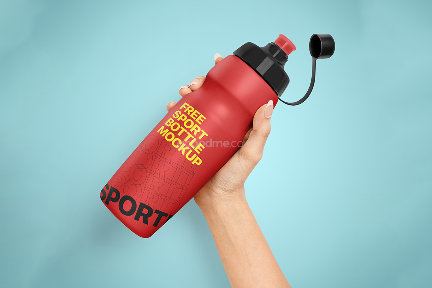 0259 可商用手持水杯饮料瓶样机 sports bottle mockup