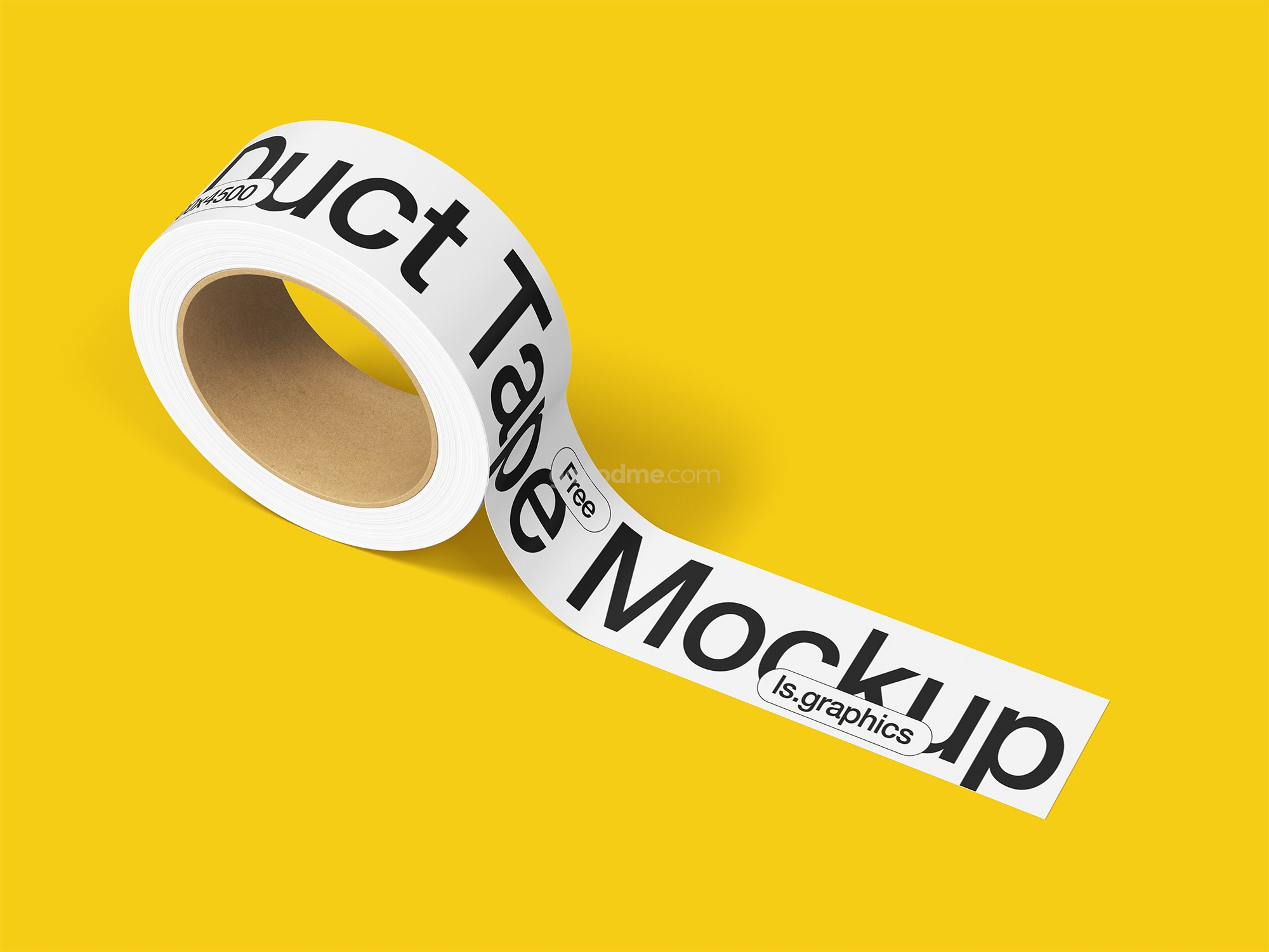316 可商用胶带设计PSD样机素材 Duct Tape Mockup