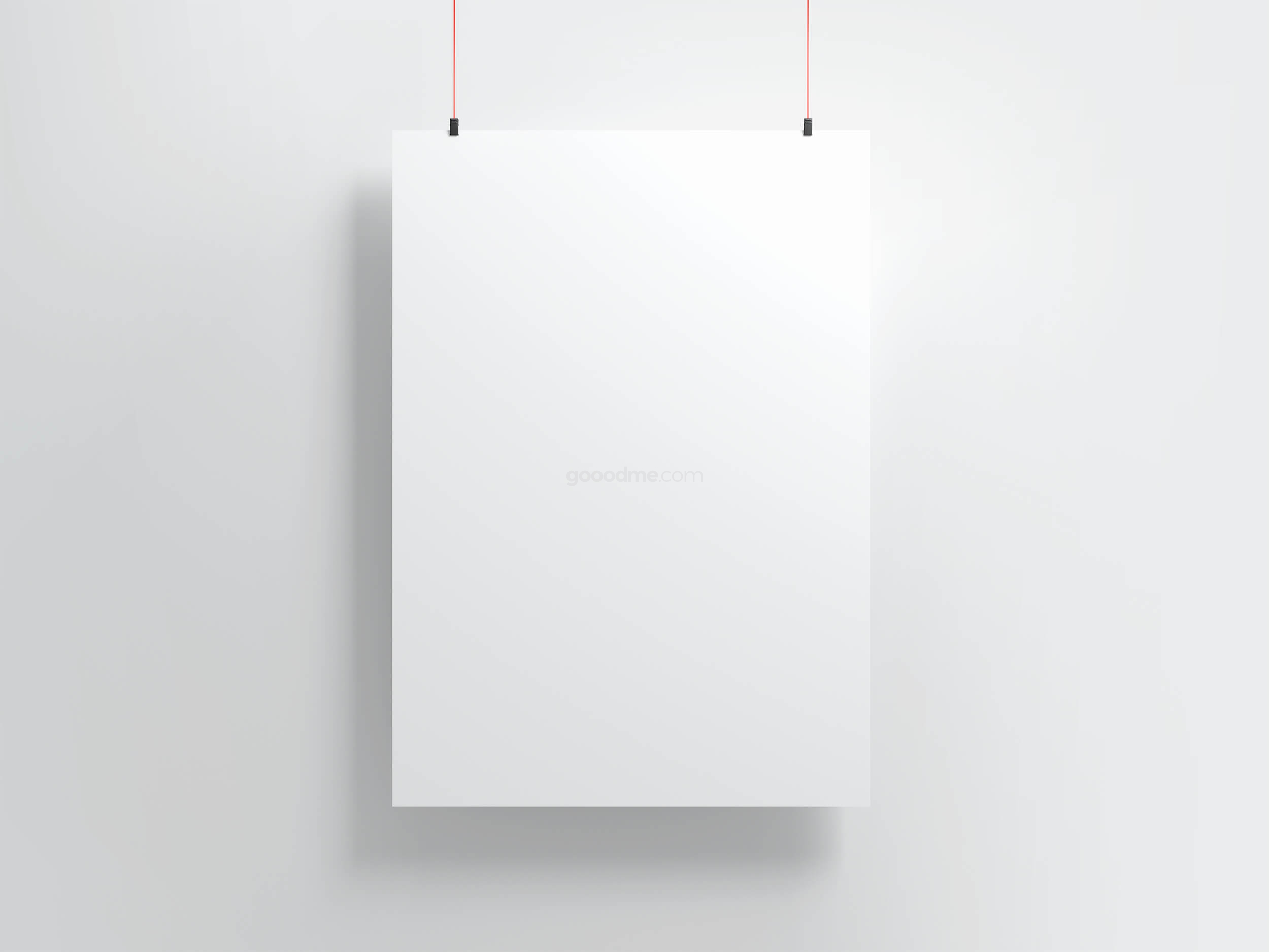 326 可商用悬挂海报设计展示PSD样机素材 Hanging Poster Mockup