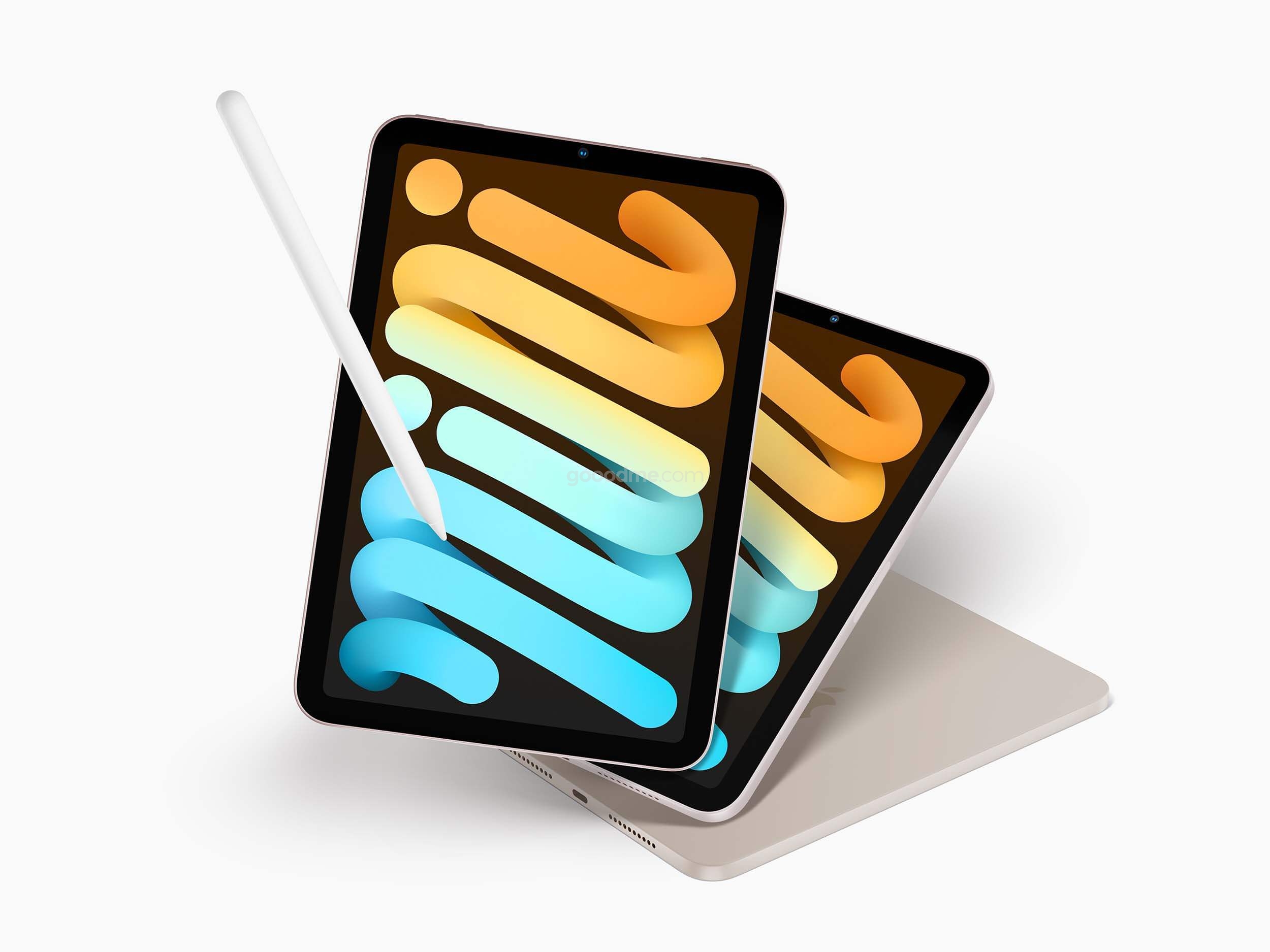 331 可商用Ipad Mini屏幕样机UI展示模型 iPad Mini Mockup