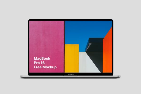 345 可商用笔记本电脑屏幕UI设计样机素材 MacBook Pro 16 Mockup