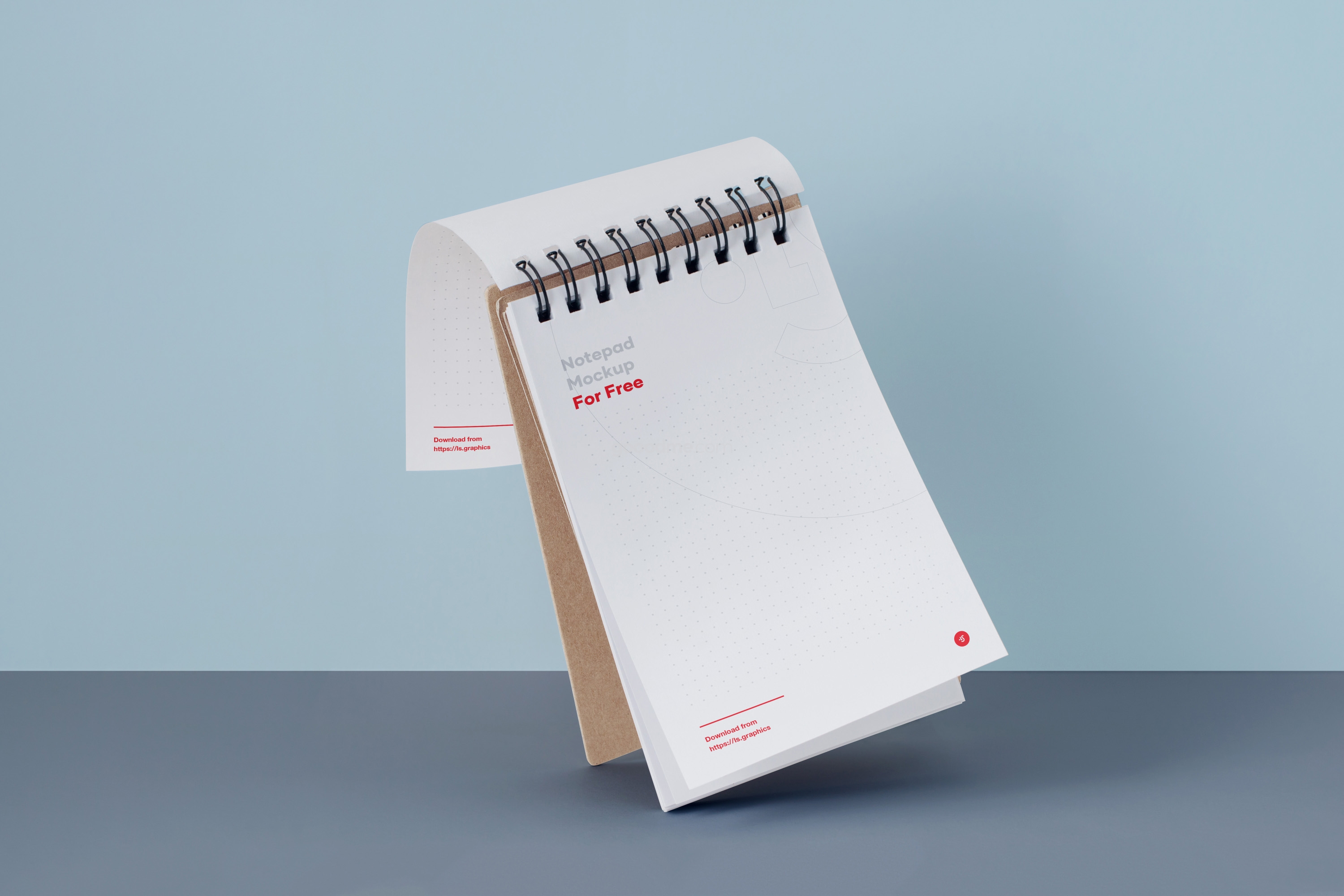 350 可商用记事本PSD样机素材 Notepad Mockup for Photoshop