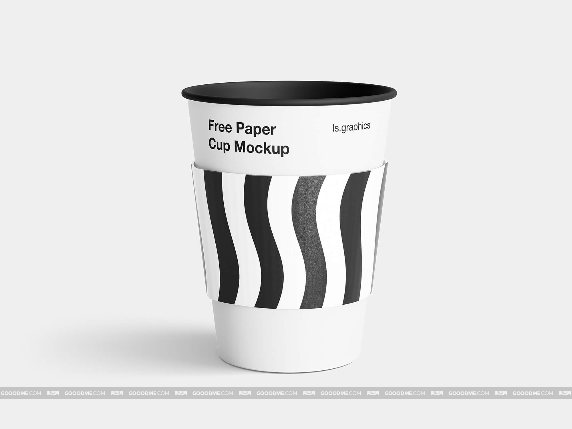 355 可商用一次性纸杯高级咖啡杯PSD样机素材 Paper Coffee Cup Mockup