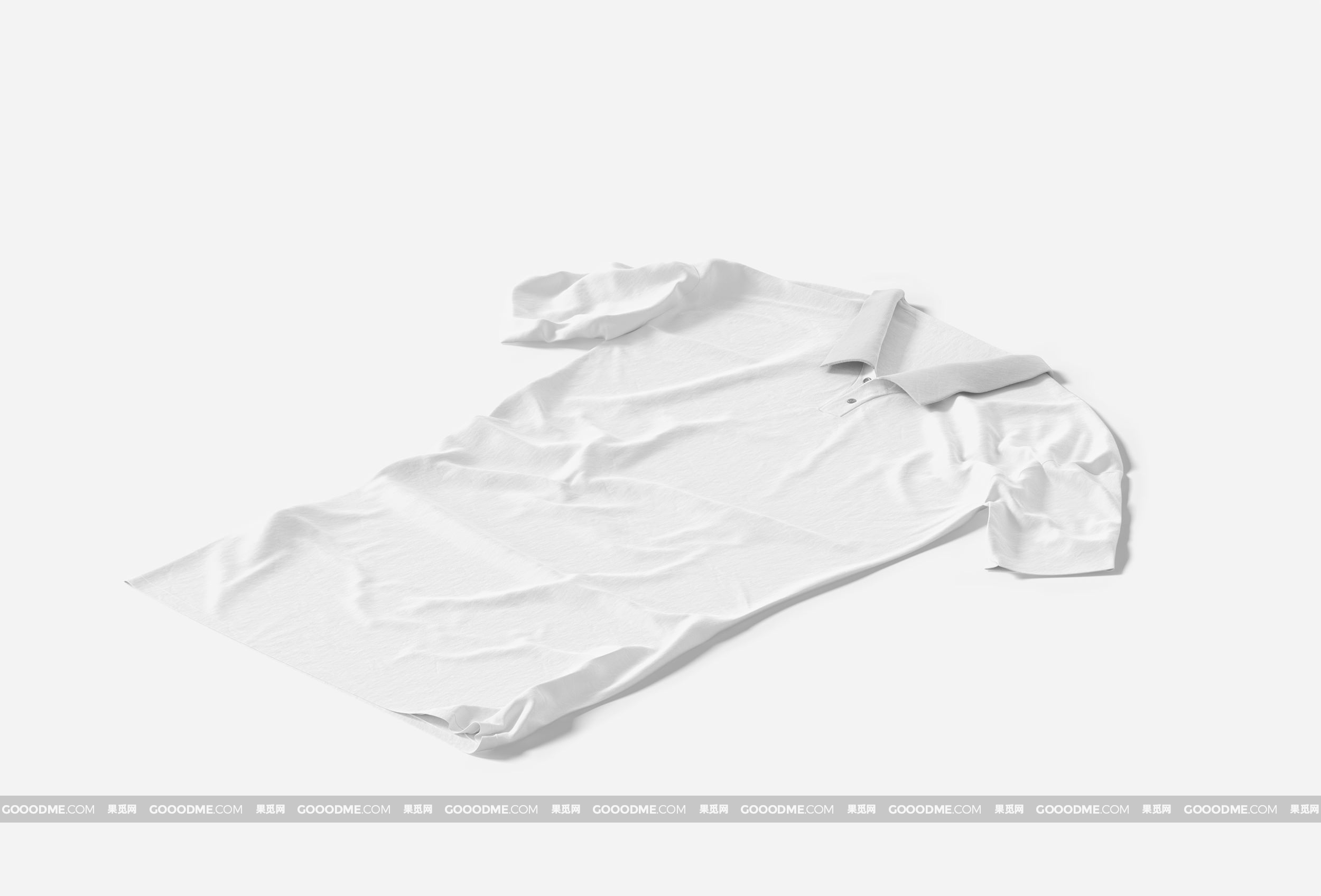 359 可商用polo文化衫T恤样机PSD素材 Polo T-shirt Mockup