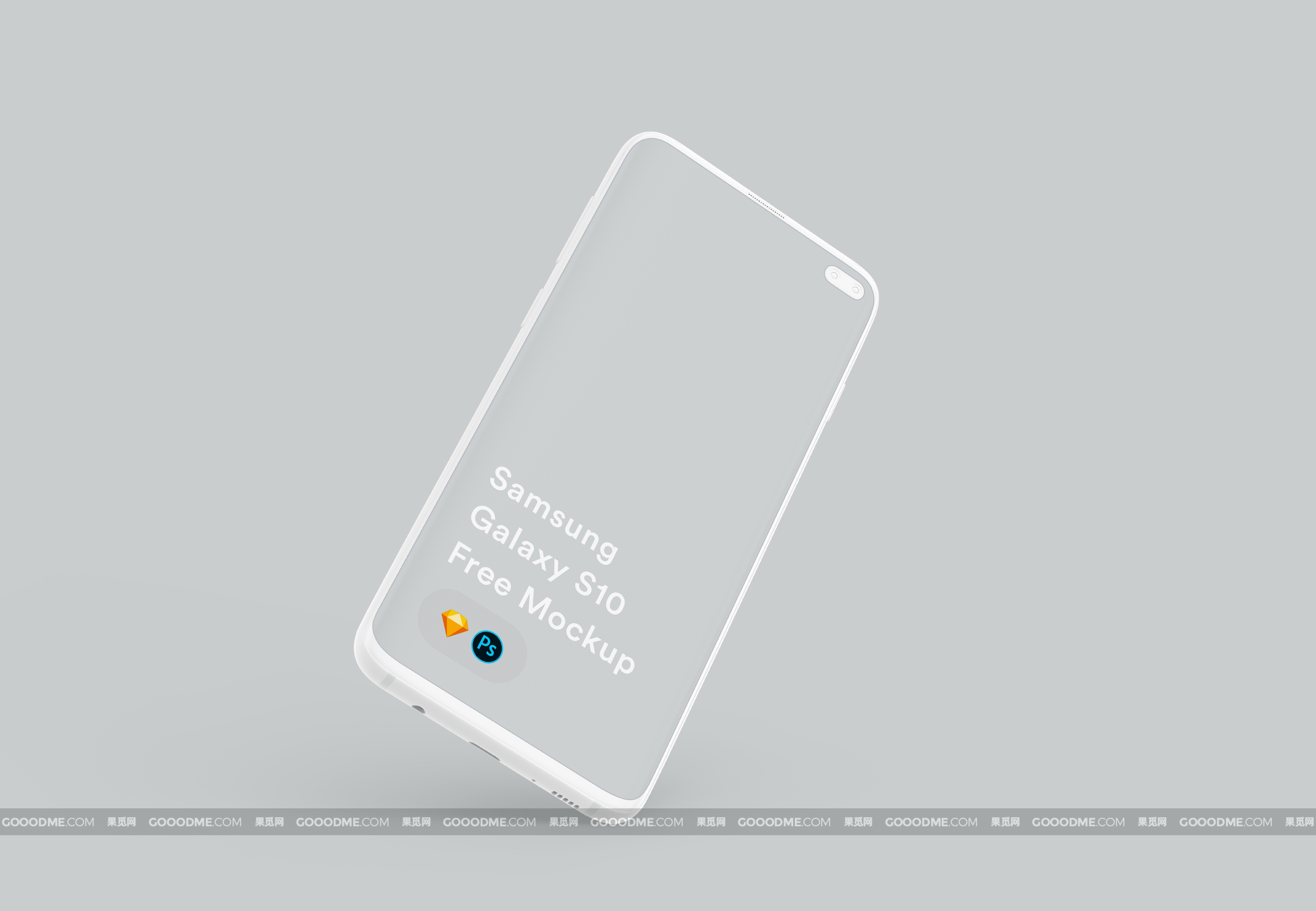 363 可商用三星 Galaxy S10手机UI设计展示样机素材 Samsung Galaxy S10 Mockup