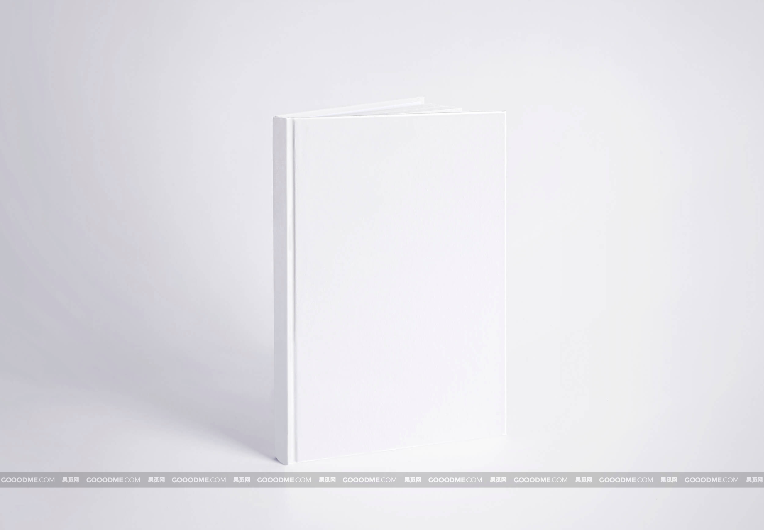 371 可商用白皮书精装硬壳书籍封面包装设计PSD样机素材 White Book Realistic Mockup