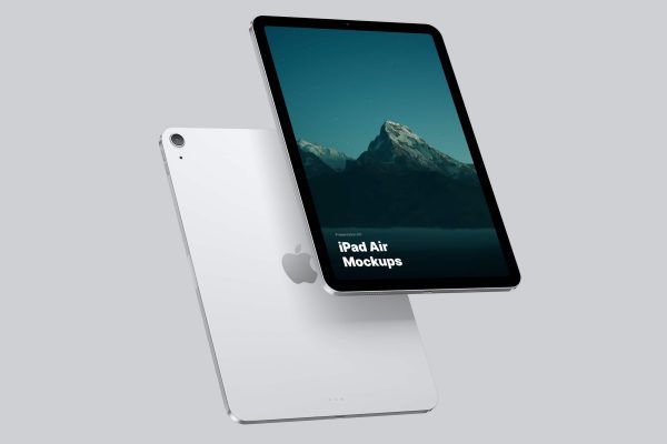 373 可商用iPad Air平板电脑屏幕展示UI设计样机素材 iPad Air Mockups