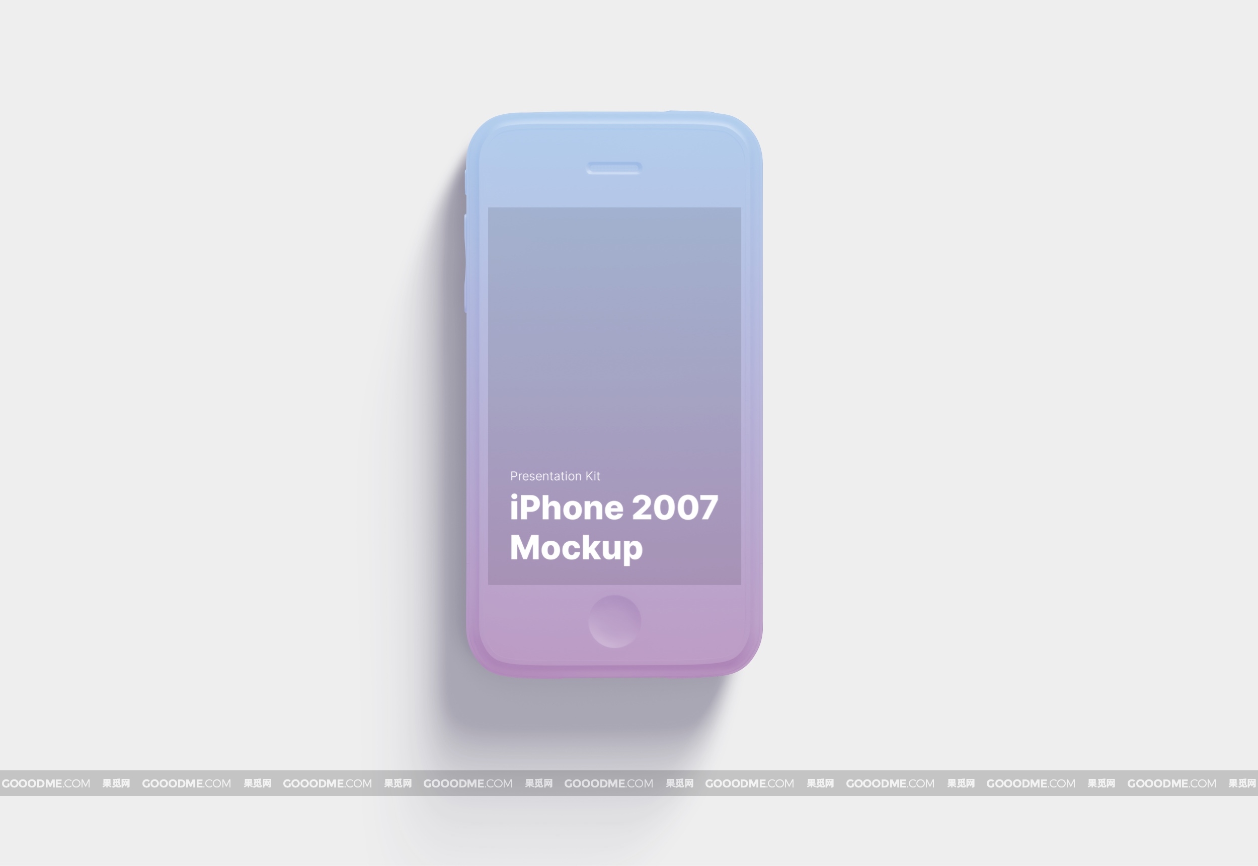 377 老款可商用手机屏幕UI展示样机素材 iPhone 2007 Mockups