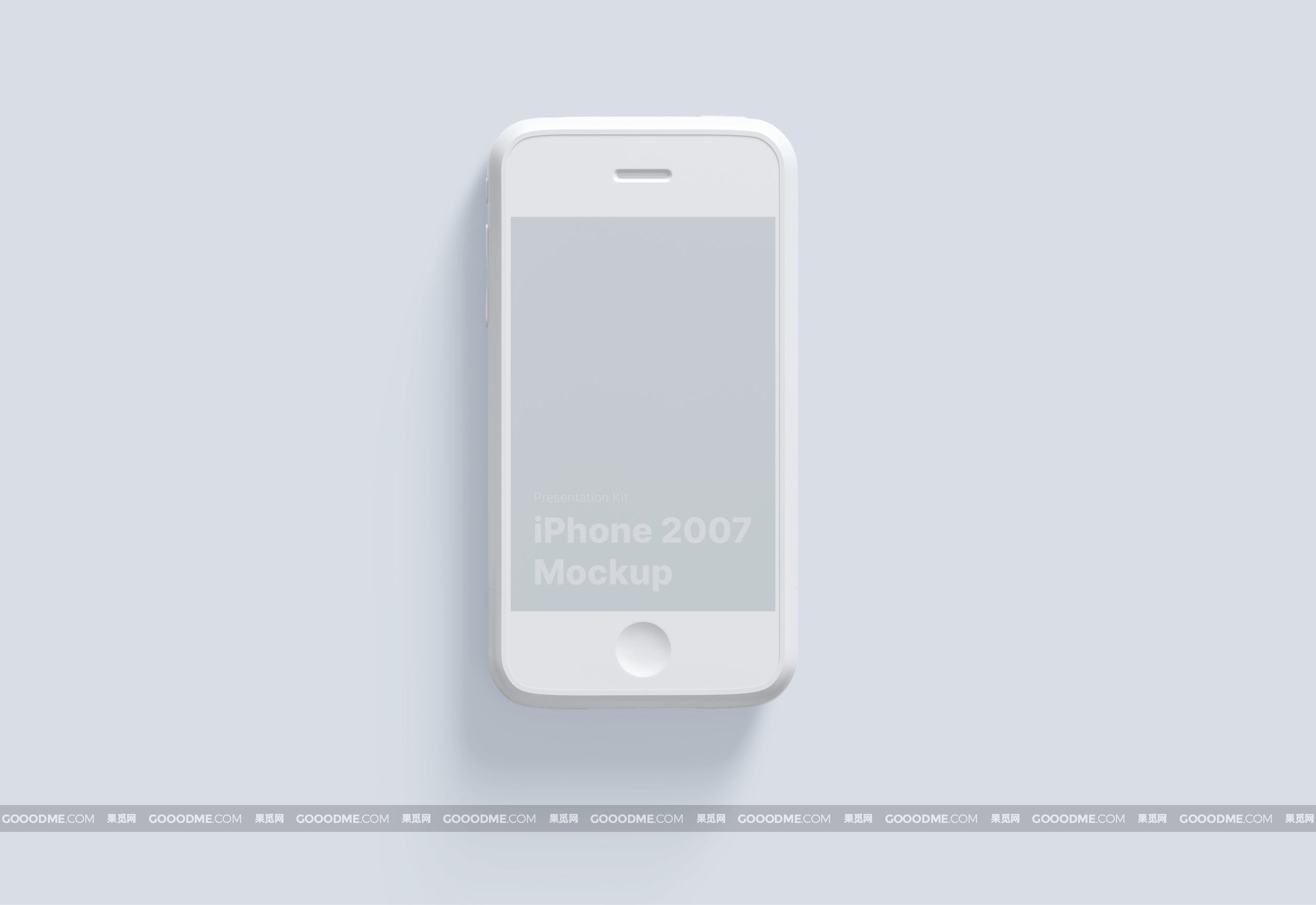 377 老款可商用手机屏幕UI展示样机素材 iPhone 2007 Mockups