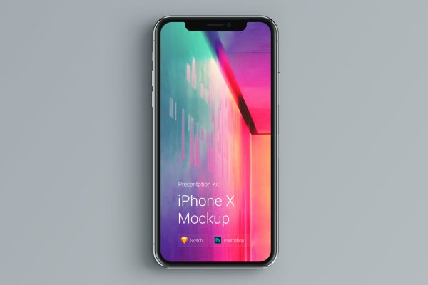 378 可商用iPhone X 手机样机屏幕展示UI设计展示PSD素材模型iPhone X Mockup, Changeable Materials