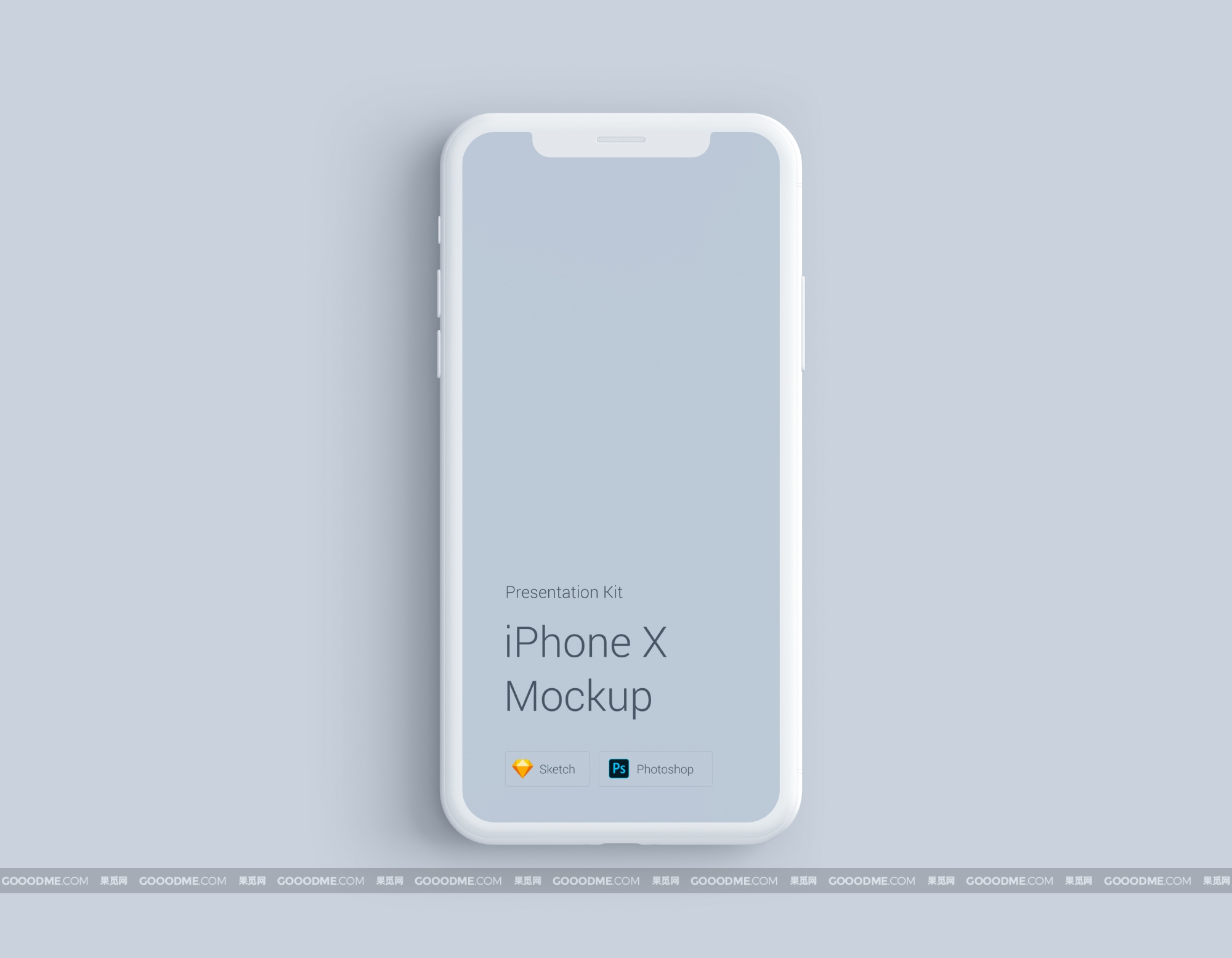 378 可商用iPhone X 手机样机屏幕展示UI设计展示PSD素材模型iPhone X Mockup, Changeable Materials