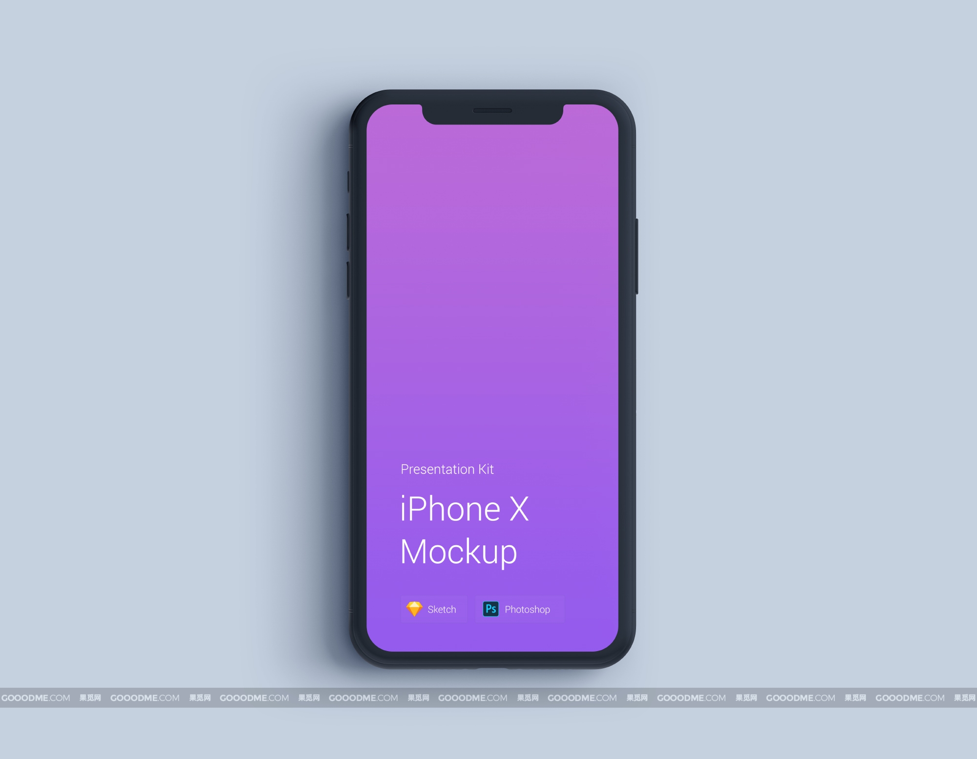 378 可商用iPhone X 手机样机屏幕展示UI设计展示PSD素材模型iPhone X Mockup, Changeable Materials